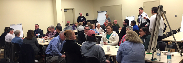 People at a focus group