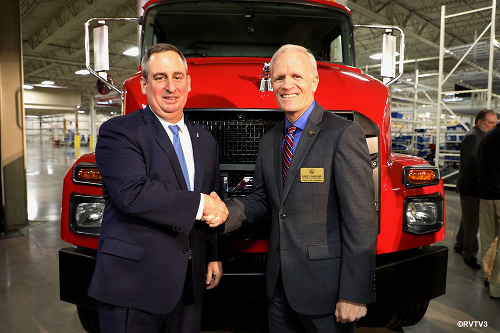 Mack President Martin Weissburg and Chairman David Radford