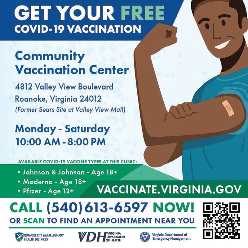 Community Vaccination Center Graphic