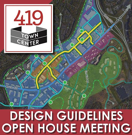 419 Town Center Design Guidelines Open House Meeting