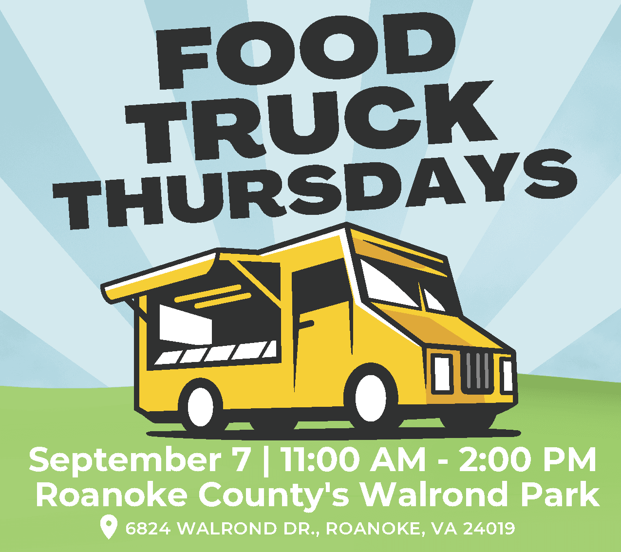 Food Truck Thurs Sept 7