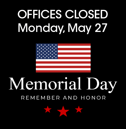 Memorial Day Holiday Schedule 2024