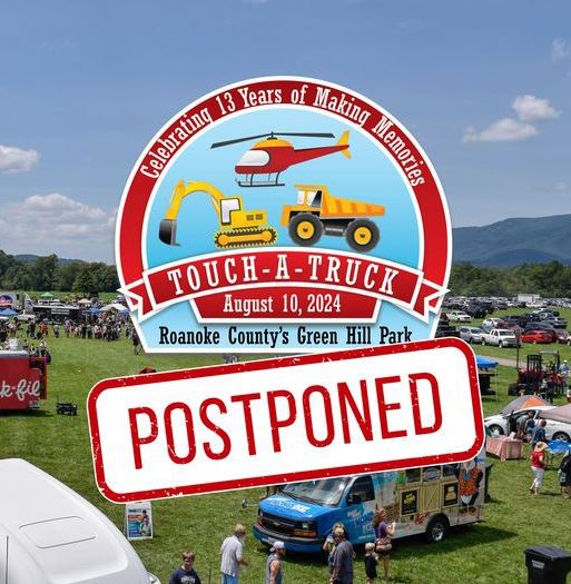 Touch A Truck Aug 10 Postponed to Sept 21