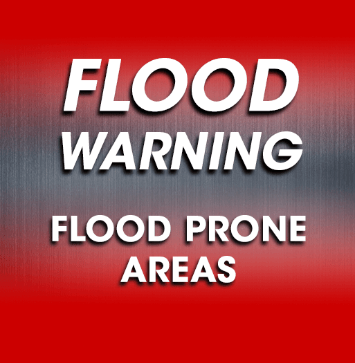 Flood Warning Flood Prone Areas