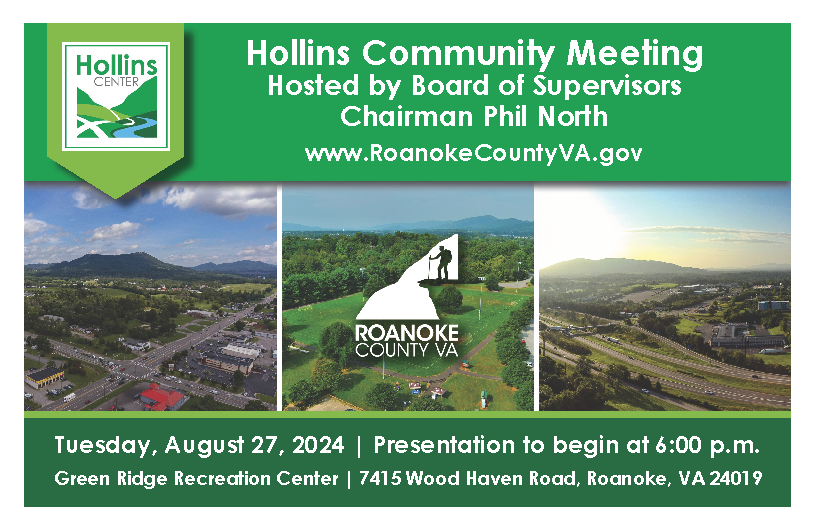 Hollins Comm Mtg Postcard