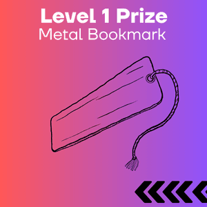 Level 1 Prize_ Metal Bookmark