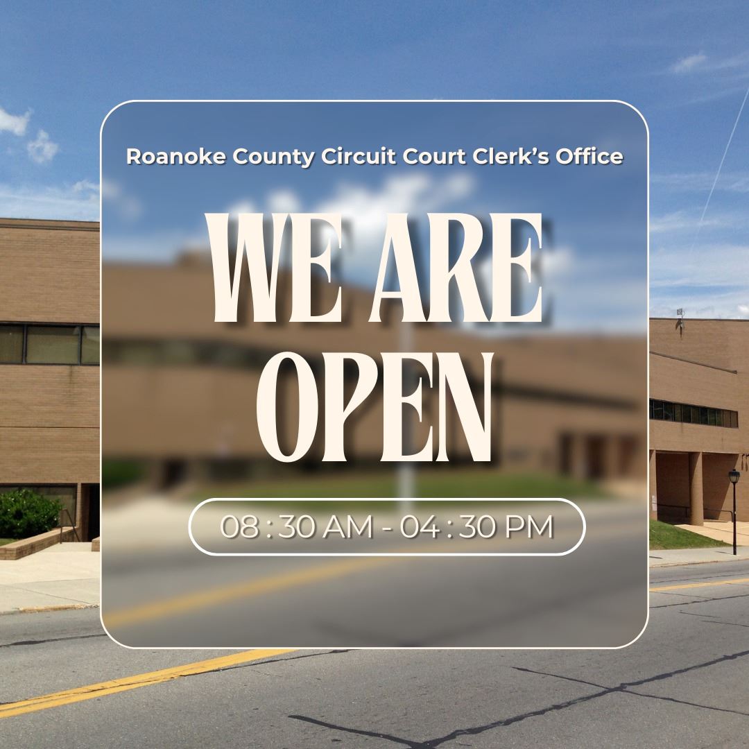 Circuit Court Clerk's Office Open
