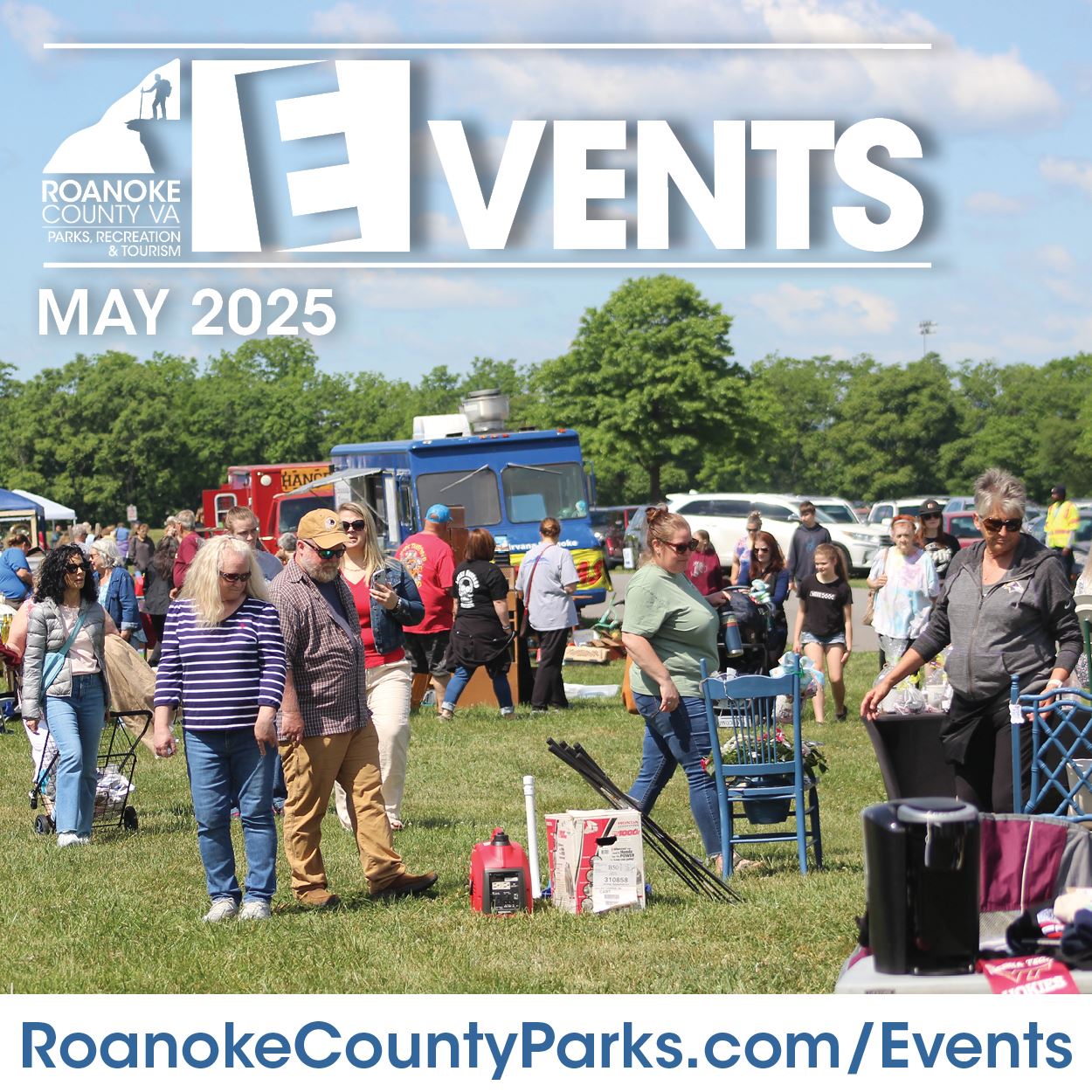 People walking around vendor show