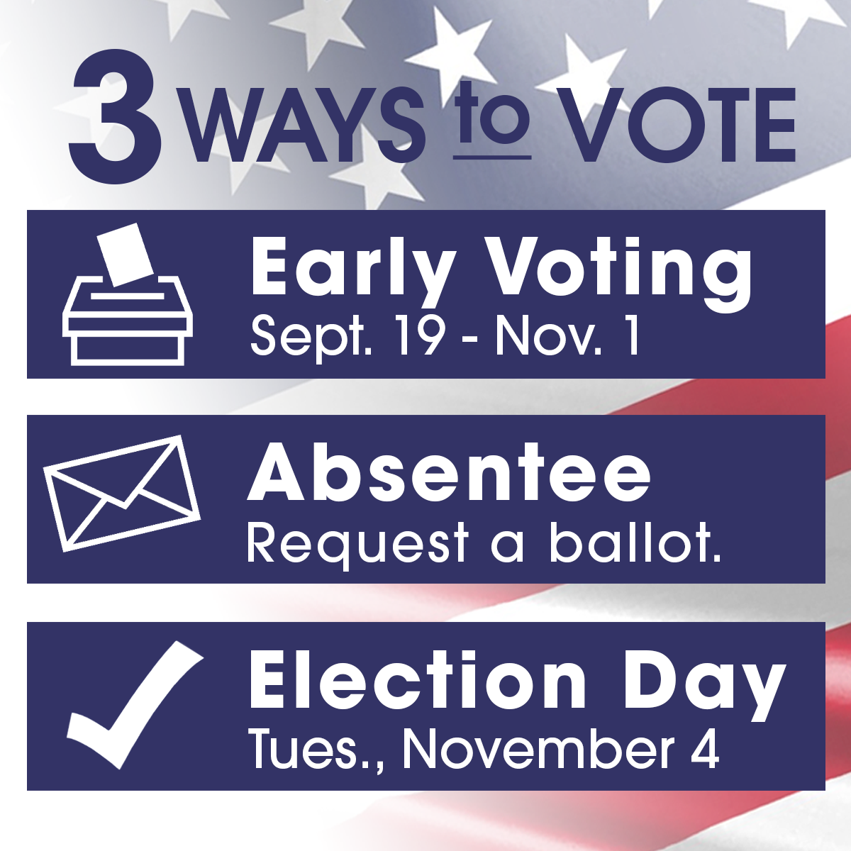 3 Ways to Vote 2025