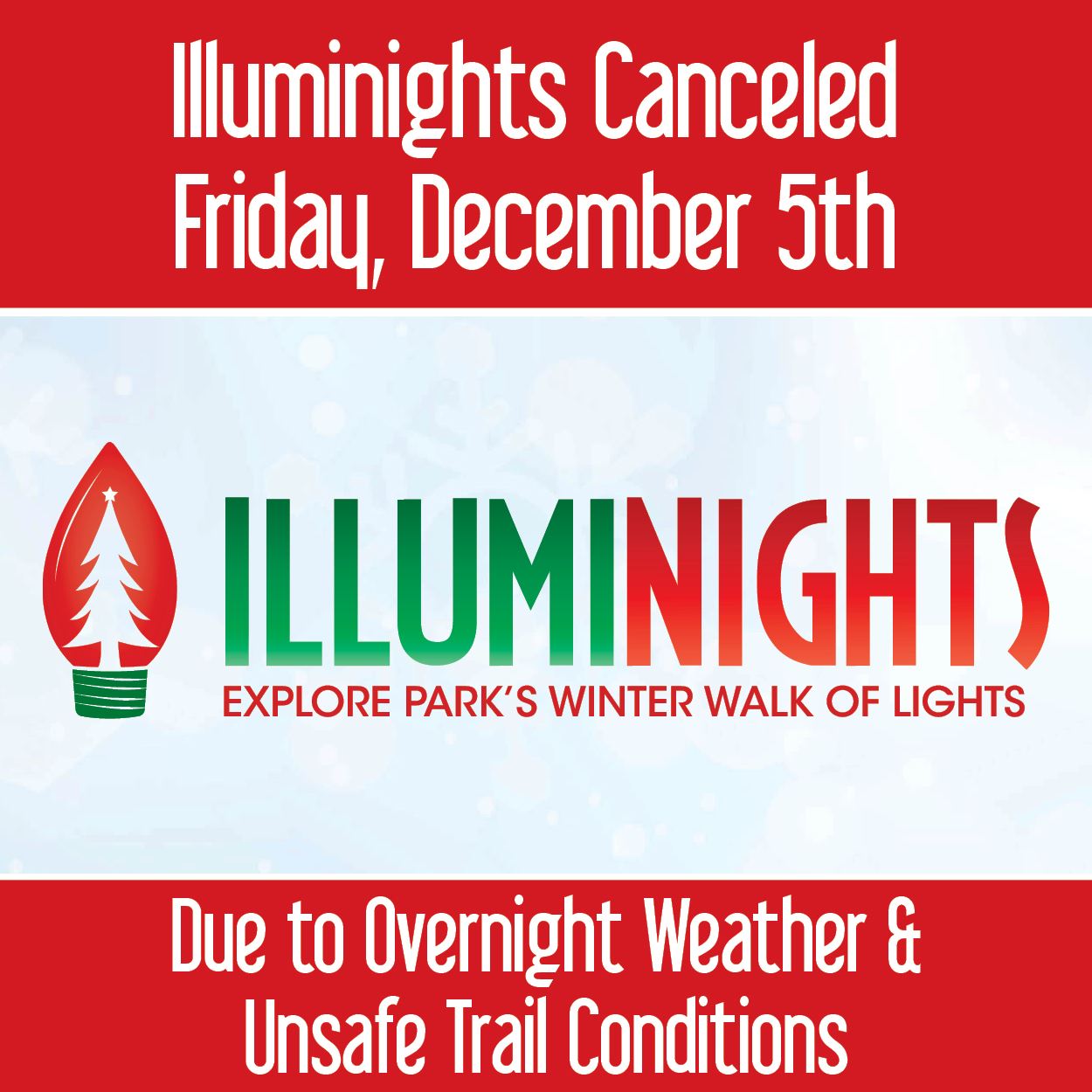 Illuminight canceled Dec 5