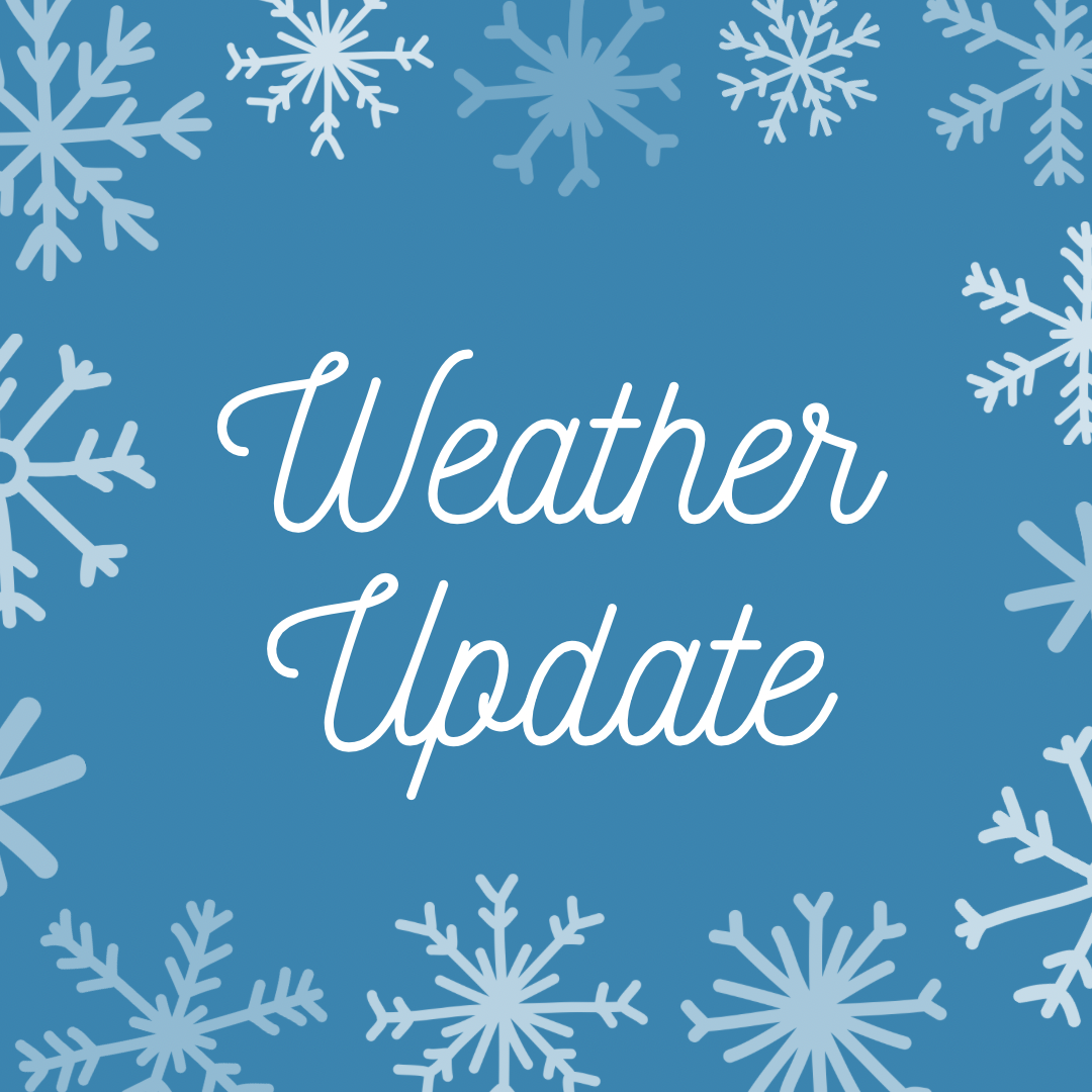 Blue Snowflake Winter Instagram Post