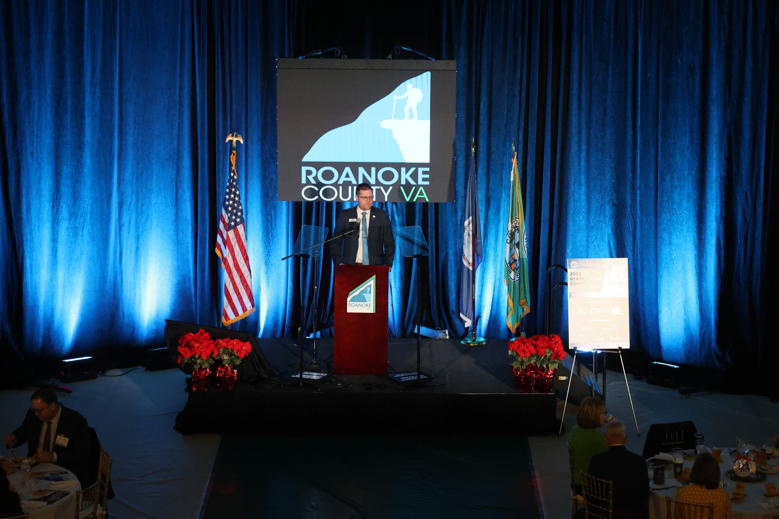 Eric Sichau of the Roanoke Regional Chamber speaks