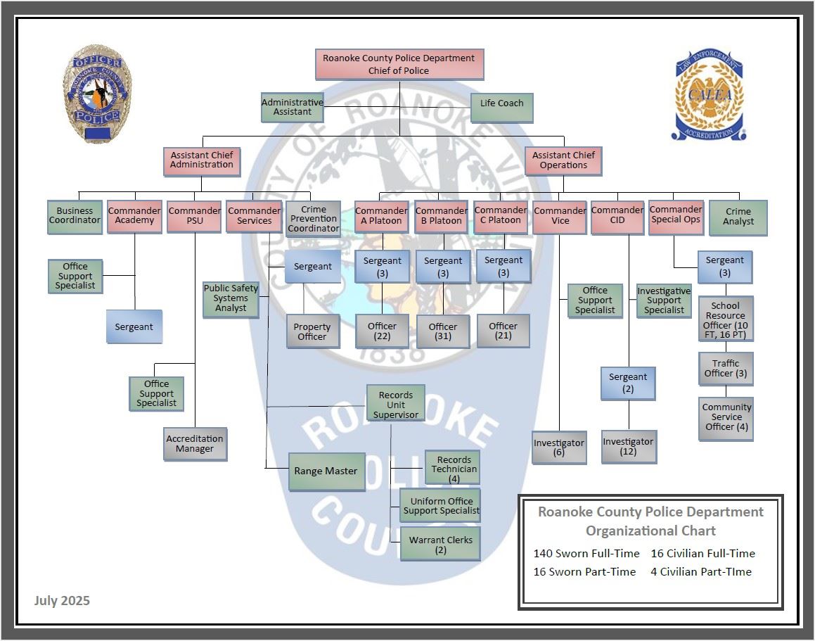 2025 Organizational Chart