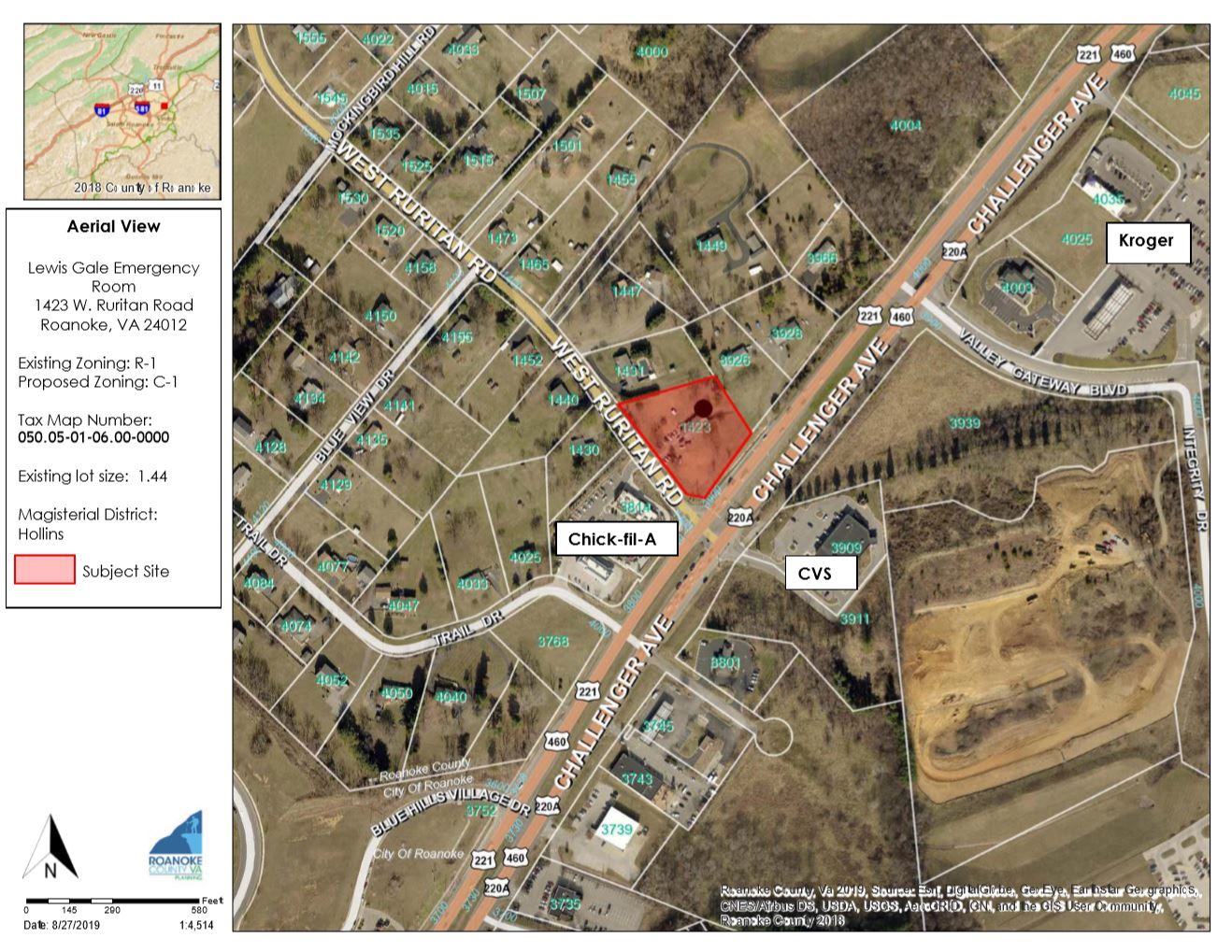 1423 West Ruritan Road Location Map