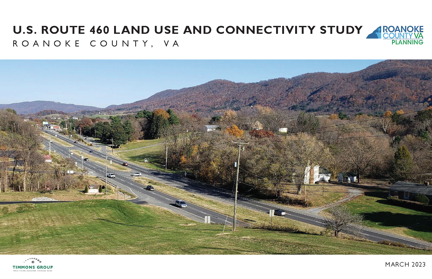 Cover of the Adopted Route 460 Study Opens in new window
